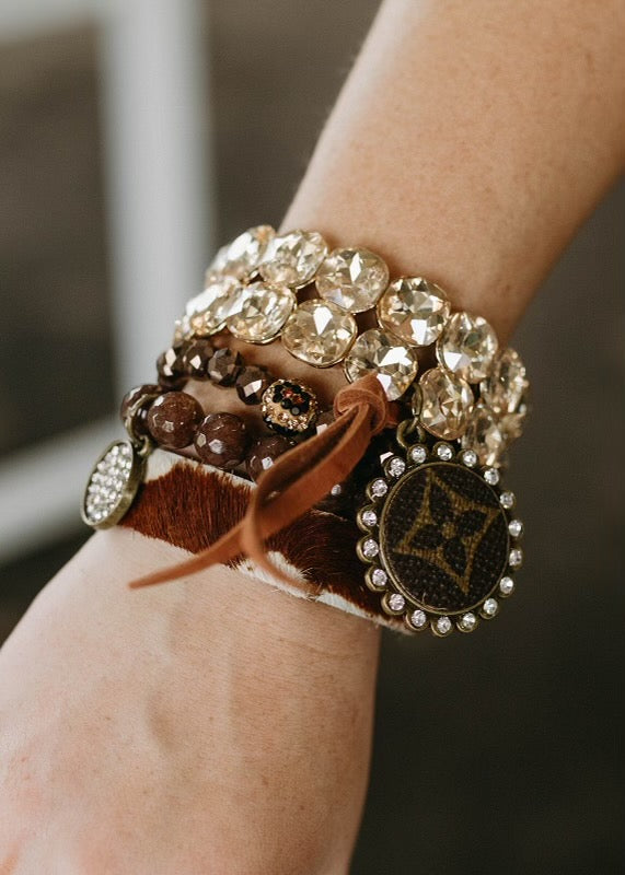 Jewelry, Louis Vuitton Upcycled Bracelet