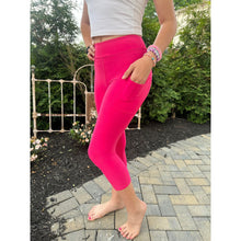 Load image into Gallery viewer, *Ready to Ship | Hot Pink CAPRI Collection  - Luxe Leggings by Julia Rose®
