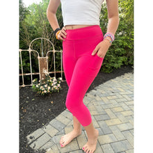 Load image into Gallery viewer, *Ready to Ship | Hot Pink CAPRI Collection  - Luxe Leggings by Julia Rose®
