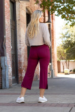 Load image into Gallery viewer, *Ready to Ship | The Courtney - Maroon High Waisted Gaucho Pants - ROUND 2
