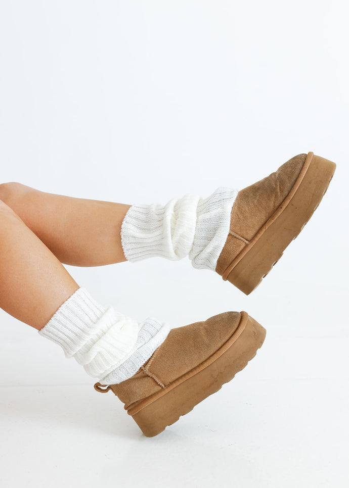 Leg Warmers - Cream