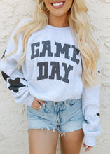 Load image into Gallery viewer, Gameday Cutie Star Grey Crewneck
