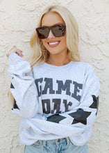 Load image into Gallery viewer, Gameday Cutie Star Grey Crewneck
