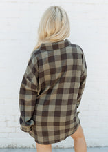 Load image into Gallery viewer, Olive &amp; Black Checkered Comfort Flannel
