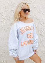 Load image into Gallery viewer, Oklahoma Cowboys Flash Dance Vintage Grey Sweatshirt
