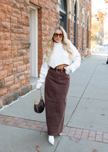 Load image into Gallery viewer, Brunette Denim Maxi Skirt
