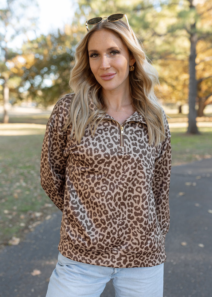 Wild Side Everyday Leopard Pullover