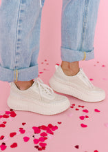 Load image into Gallery viewer, Dolea Sandstone Crochet Sneakers
