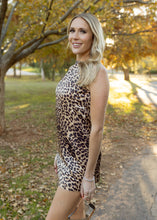 Load image into Gallery viewer, Leopard Boatneck Mini Dress
