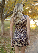 Load image into Gallery viewer, Leopard Boatneck Mini Dress
