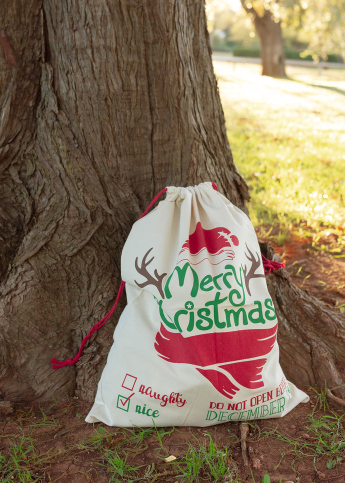 Merry Christmas Santa Sack Bag