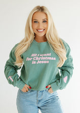 Load image into Gallery viewer, All I Want For Christmas is Jesus Sweatshirt
