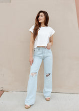 Load image into Gallery viewer, Devon Ultra High Rise 90&#39;s Flare Denim Jeans
