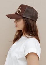 Load image into Gallery viewer, Stronger Storm Brown Trucker Hat
