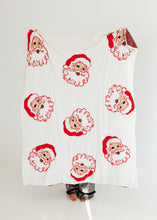 Load image into Gallery viewer, Vintage Santa Cozy Blanket
