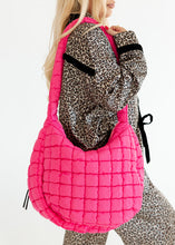 Load image into Gallery viewer, Hot Pink Puff Shoulder Bag
