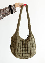 Load image into Gallery viewer, Olive Green Puff Shoulder Bag
