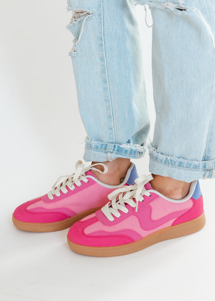 Modern FUCHSIA Multi Sneakers