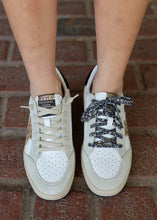 Load image into Gallery viewer, Vintage Havana Denisse Black &amp; Gold Glitter Sneaker
