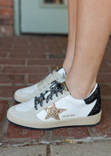 Load image into Gallery viewer, Vintage Havana Denisse Black &amp; Gold Glitter Sneaker
