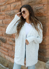 Load image into Gallery viewer, Silver Outline &amp; Ribbed Soft Cardigan
