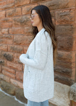 Load image into Gallery viewer, Silver Outline &amp; Ribbed Soft Cardigan
