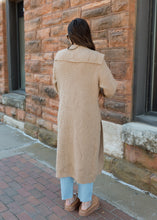 Load image into Gallery viewer, Smooth Waves Mocha Trench Knit Cardigan
