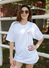 Load image into Gallery viewer, Bold America Eagle White Oversized Tee
