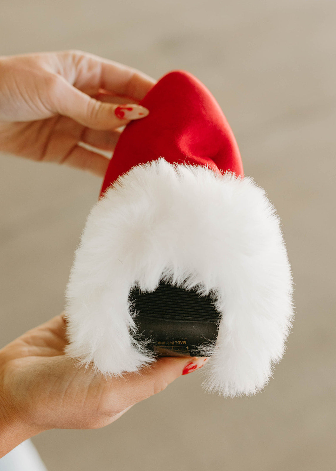 Baby clearance santa slippers