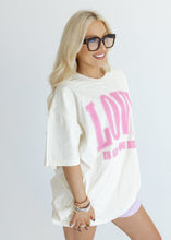 Load image into Gallery viewer, Love Is All You Need Oversized Tee
