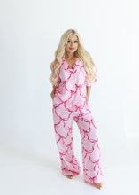 Load image into Gallery viewer, Girlhood Satin Ribbon Pajama Set
