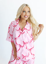 Load image into Gallery viewer, Girlhood Satin Ribbon Pajama Set
