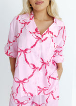 Load image into Gallery viewer, Girlhood Satin Ribbon Pajama Set
