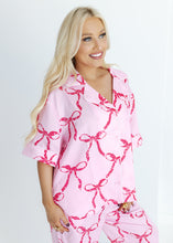 Load image into Gallery viewer, Girlhood Satin Ribbon Pajama Set
