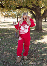 Load image into Gallery viewer, Vintage Santa Claus Bright Red Sweatshirt
