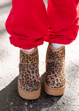 Load image into Gallery viewer, Brigham Leopard Print Platform Booties
