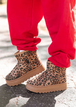 Load image into Gallery viewer, Brigham Leopard Print Platform Booties
