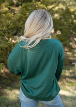 Load image into Gallery viewer, &quot;MERRY&quot; Plaid Green Pullover Top
