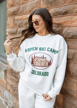 Load image into Gallery viewer, Aspen Ski Camp Heather Grey Sweatshirt
