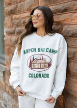 Load image into Gallery viewer, Aspen Ski Camp Heather Grey Sweatshirt
