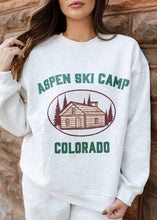 Load image into Gallery viewer, Aspen Ski Camp Heather Grey Sweatshirt
