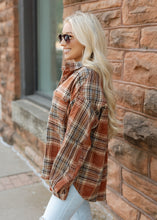 Load image into Gallery viewer, Maple Grove Rust &amp; Brown Flannel
