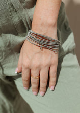 Load image into Gallery viewer, Dia Stainless Steel Spring Bangle Bracelets - Loving Hearts Bundle
