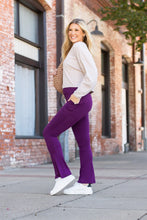 Load image into Gallery viewer, *Ready to Ship | The Reese  Purple Flare Leggings -  Luxe Leggings by Julia Rose®
