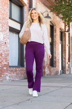 Load image into Gallery viewer, *Ready to Ship | The Reese  Purple Flare Leggings -  Luxe Leggings by Julia Rose®
