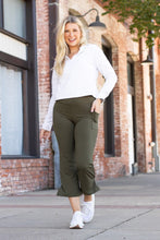 Load image into Gallery viewer, *Ready to Ship | The Shyla - Olive High Waisted Gaucho Pants
