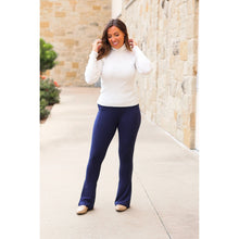 Load image into Gallery viewer, Ready to Ship  | Navy FLARE Leggings with Pocket*
