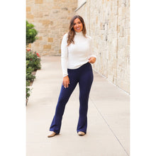 Load image into Gallery viewer, Ready to Ship  | Navy FLARE Leggings with Pocket*
