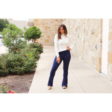 Load image into Gallery viewer, Ready to Ship  | Navy FLARE Leggings with Pocket*
