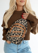 Load image into Gallery viewer, All Leopard Sling Crossbody Bag
